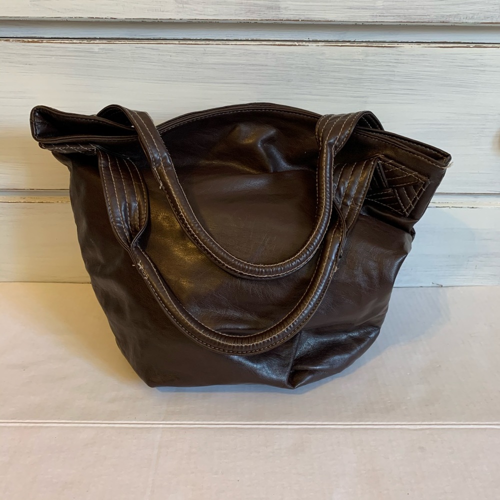 Brown Bucket Bag